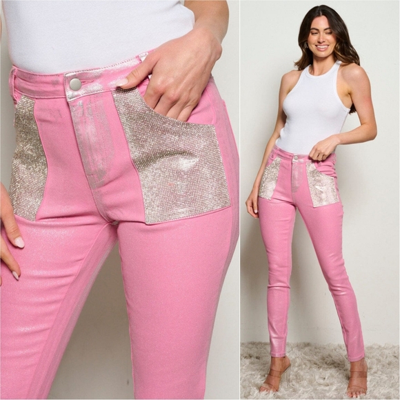 Pink Luster Jeans - Picture 2 of 7